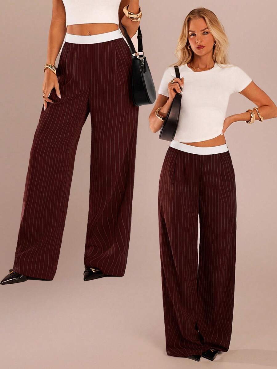 SHEIN Forever 21 Spring&Summer Women Romantic Pants For Prom/Formal/Birthday/90s/Business Casual Woman/Elegant/Western Wear/Going Out/Fashion/Casual/Y2k/Club/Office /Cocktail/Vintage/Bodycon/Rave Festival/Funny/Classy/Old Money/Streetwear/Vacation/Country Concert/Work /Modest/Spring Break/Bachelorette/Concert/Baddie/Basic/Graduation/Low Rise/Baggy/Straight Leg/Wide Leg/Grey Pants