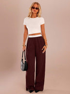 SHEIN Forever 21 Spring&Summer Women Romantic Pants For Prom/Formal/Birthday/90s/Business Casual Woman/Elegant/Western Wear/Going Out/Fashion/Casual/Y2k/Club/Office /Cocktail/Vintage/Bodycon/Rave Festival/Funny/Classy/Old Money/Streetwear/Vacation/Country Concert/Work /Modest/Spring Break/Bachelorette/Concert/Baddie/Basic/Graduation/Low Rise/Baggy/Straight Leg/Wide Leg/Grey Pants