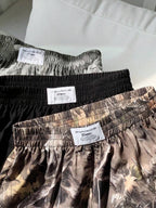 Comfortcana 3pcs Comfortable Women's Short Length Casual Shorts In Woven Fabric For Everyday Looks Shorts Pack Camo Print Shorts