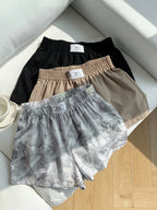 Comfortcana 3pcs Comfortable Women's Short Length Casual Shorts In Woven Fabric For Everyday Looks Shorts Pack Camo Print Shorts