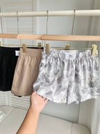 Comfortcana 3pcs Comfortable Women's Short Length Casual Shorts In Woven Fabric For Everyday Looks Shorts Pack Camo Print Shorts