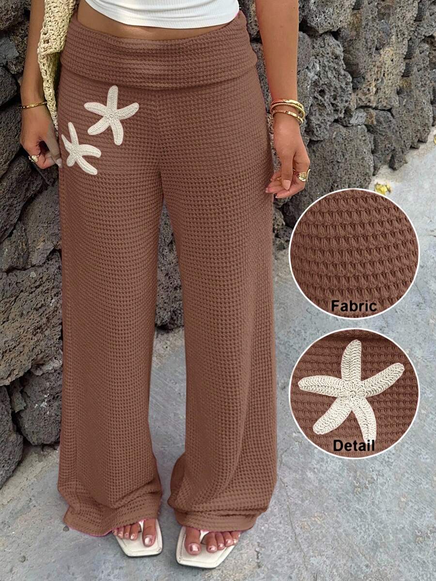 CovetEZ Women's Striped Straight Leg Loose Casual Versatile Pants Women Wide Leg Pants