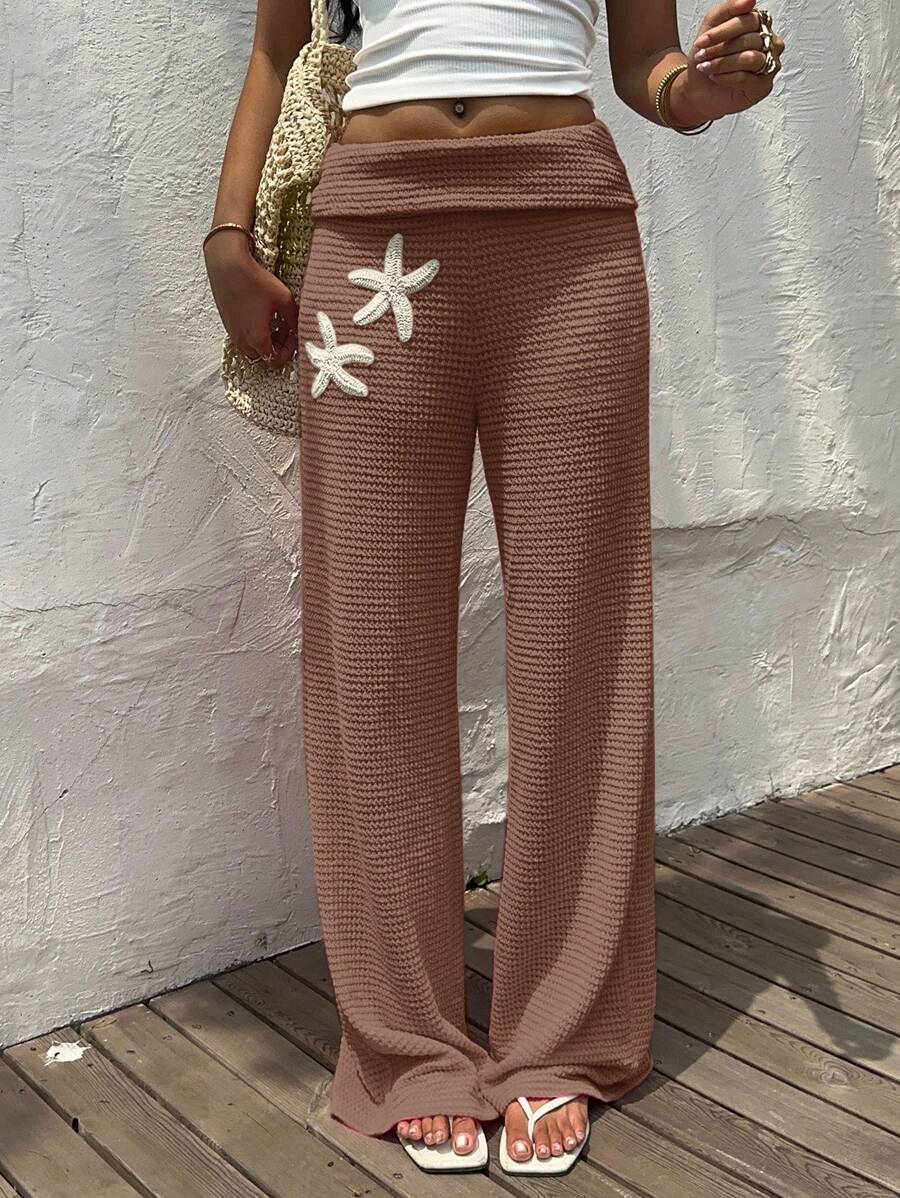 CovetEZ Women's Striped Straight Leg Loose Casual Versatile Pants Women Wide Leg Pants