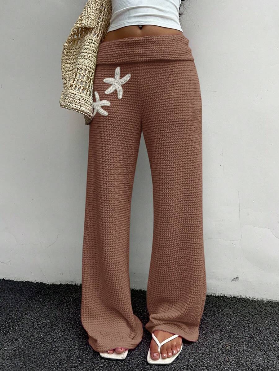 CovetEZ Women's Striped Straight Leg Loose Casual Versatile Pants Women Wide Leg Pants