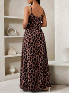 SHEIN Lady Leopard Print Women Maxi Dresses Women Lady Boho Backless Women Ladies Baggy Maxi Dress Women Dresses Loose Strapless Birthday&Event Dresses /Holiday Dresses Vacation Outfits Women Boho/Bohemia/Boho Women's Clothing Halter Top African Woman Clothing Women Dresses Summer Tropical Dresses For Women New Arrivals Women Dress Beach Dress Easter Dresses / Easter Dress Women / Easter Outfit Women Summer Dresses For Women