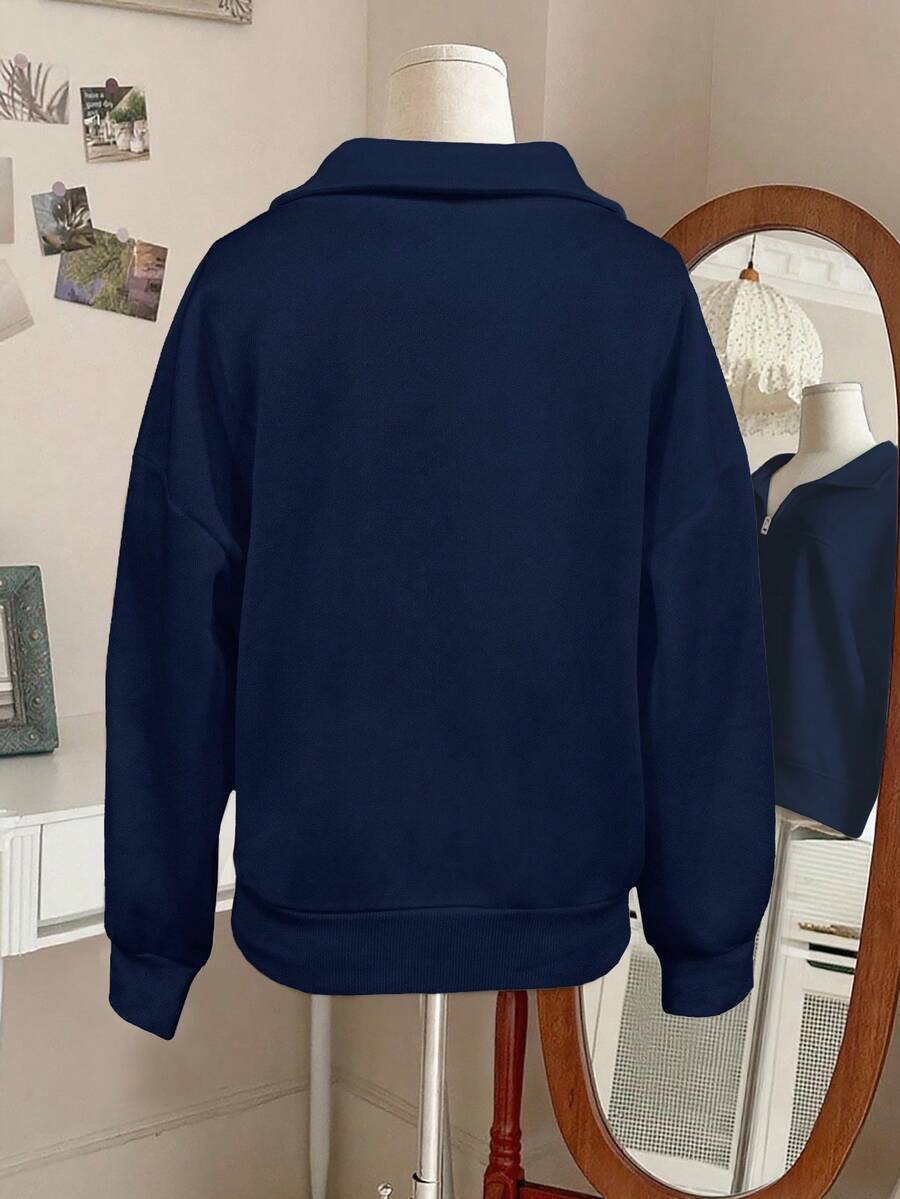 Lalippa Women's Loose Split Zip-Up Hoodie,Graduation,Teacher,Back To School Pullover Fall