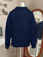 Lalippa Women's Loose Split Zip-Up Hoodie,Graduation,Teacher,Back To School Pullover Fall