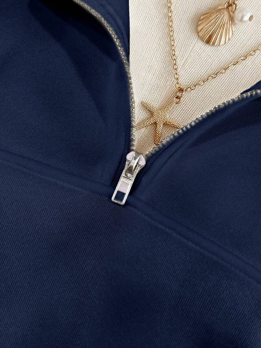 Lalippa Women's Loose Split Zip-Up Hoodie,Graduation,Teacher,Back To School Pullover Fall
