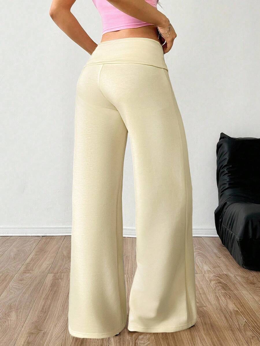 CovetEZ Women's Striped Straight Leg Loose Casual Versatile Pants Women Wide Leg Pants