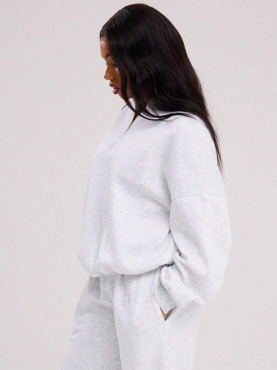 MUSERA Quarter Zip Oversized Sweatshirt Casual, Airport Graduation, Back To School, Teacher, Winter Carnival Vacation