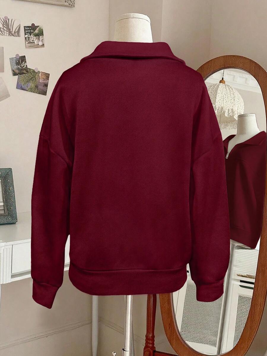 Lalippa Women's Loose Split Zip-Up Hoodie,Graduation,Teacher,Back To School Pullover Fall