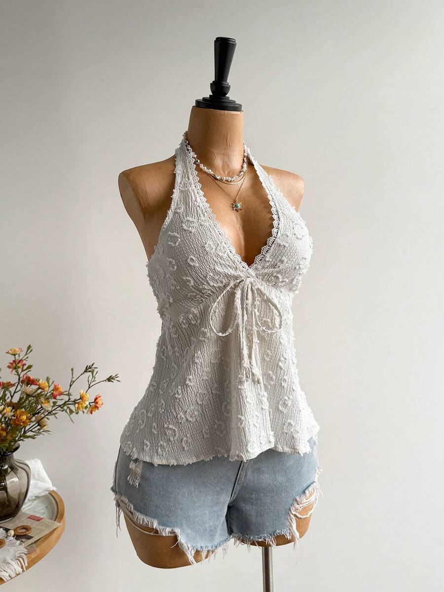 Rusttydustty Women's Backless Casual Vacation Bohemian Style Beach, Suitable For Valentine's Day, New Year, Party, Easter, Hawaiian Music Festival, Tropical Holiday
