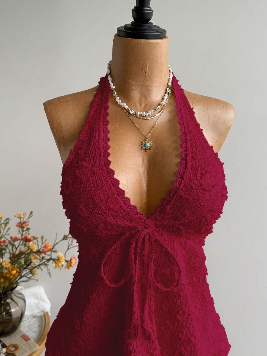 Rusttydustty Women's Backless Casual Vacation Bohemian Style Beach, Suitable For Valentine's Day, New Year, Party, Easter, Hawaiian Music Festival, Tropical Holiday