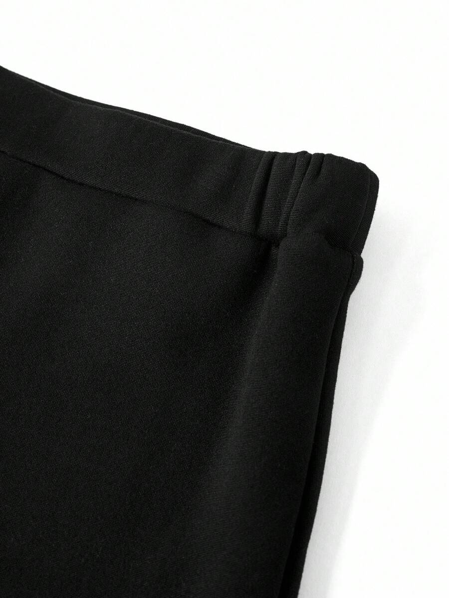 SHEIN Clasi Summer Elegant Women's Plaid Printed Elastic Knitted Pants, Suitable For Various Occasions, Suitable For Summer Vacation, Elegant Travel, And Daily Commuting Business Casual Woman
