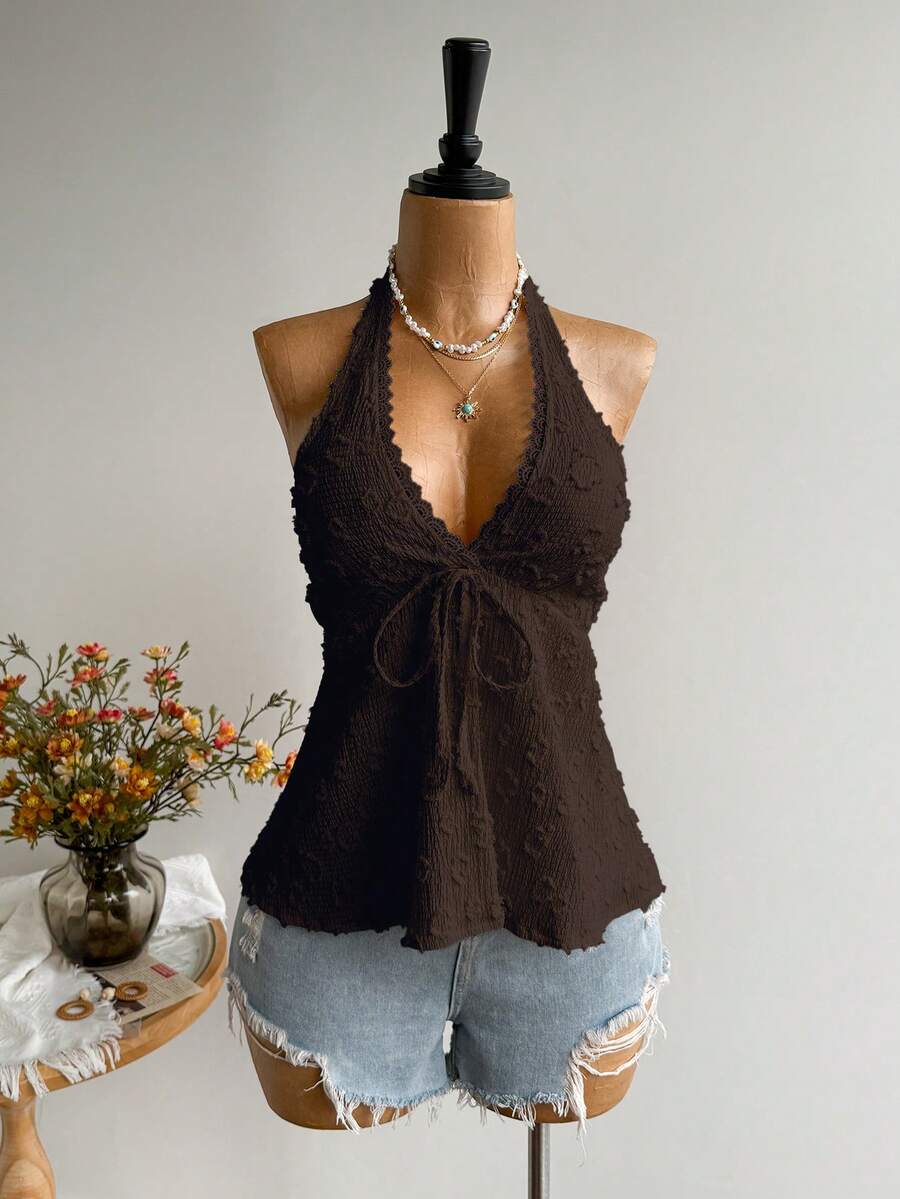 Rusttydustty Women's Backless Casual Vacation Bohemian Style Beach, Suitable For Valentine's Day, New Year, Party, Easter, Hawaiian Music Festival, Tropical Holiday