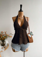 Rusttydustty Women's Backless Casual Vacation Bohemian Style Beach, Suitable For Valentine's Day, New Year, Party, Easter, Hawaiian Music Festival, Tropical Holiday