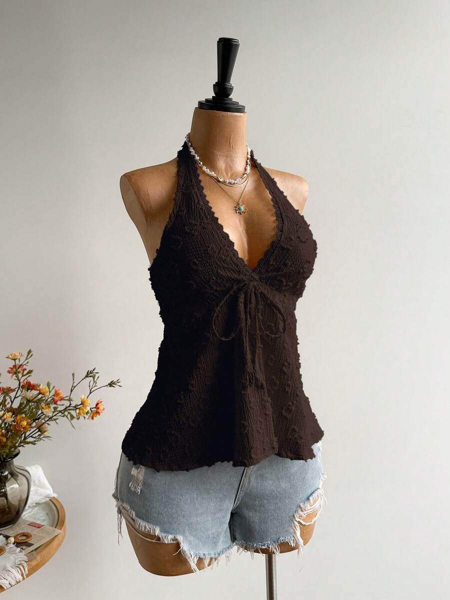 Rusttydustty Women's Backless Casual Vacation Bohemian Style Beach, Suitable For Valentine's Day, New Year, Party, Easter, Hawaiian Music Festival, Tropical Holiday