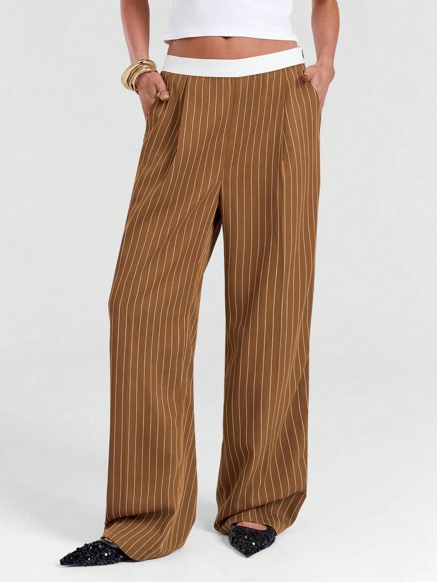 SHEIN Forever 21 Spring&Summer Women Romantic Pants For Prom/Formal/Birthday/90s/Business Casual Woman/Elegant/Western Wear/Going Out/Fashion/Casual/Y2k/Club/Office /Cocktail/Vintage/Bodycon/Rave Festival/Funny/Classy/Old Money/Streetwear/Vacation/Country Concert/Work /Modest/Spring Break/Bachelorette/Concert/Baddie/Basic/Graduation/Low Rise/Baggy/Straight Leg/Wide Leg/Grey Pants