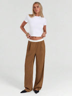 SHEIN Forever 21 Spring&Summer Women Romantic Pants For Prom/Formal/Birthday/90s/Business Casual Woman/Elegant/Western Wear/Going Out/Fashion/Casual/Y2k/Club/Office /Cocktail/Vintage/Bodycon/Rave Festival/Funny/Classy/Old Money/Streetwear/Vacation/Country Concert/Work /Modest/Spring Break/Bachelorette/Concert/Baddie/Basic/Graduation/Low Rise/Baggy/Straight Leg/Wide Leg/Grey Pants