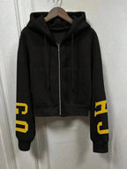 INAWLY Hooded Thermal Lined Sweatshirt, Autumn/Winter Short Loose Jacket,Ladies Spring/Fall Casual Pocket,Zipper Three Quarter Length Sleeve Hooded Oversized Regular Apricot Drop Shoulder Zip Up Women Hoodies,Three Quarter Sleeve Tops Graduation,Back To School Outfits,Graduation,Teacher Outfits For Women,Back To School Pullover