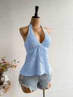 Rusttydustty Women's Backless Casual Vacation Bohemian Style Beach, Suitable For Valentine's Day, New Year, Party, Easter, Hawaiian Music Festival, Tropical Holiday