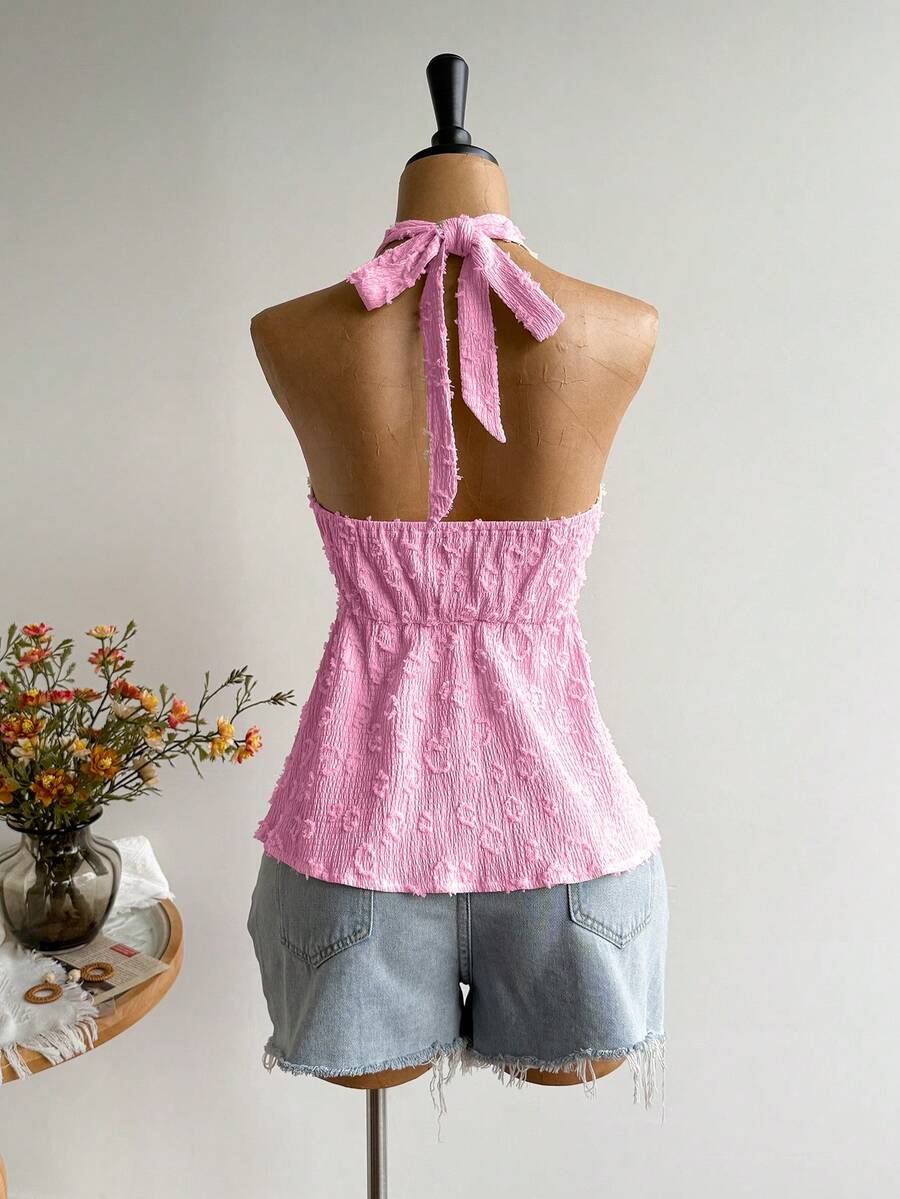 Rusttydustty Women's Backless Casual Vacation Bohemian Style Beach, Suitable For Valentine's Day, New Year, Party, Easter, Hawaiian Music Festival, Tropical Holiday