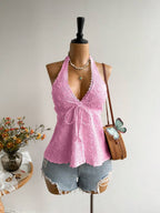 Rusttydustty Women's Backless Casual Vacation Bohemian Style Beach, Suitable For Valentine's Day, New Year, Party, Easter, Hawaiian Music Festival, Tropical Holiday