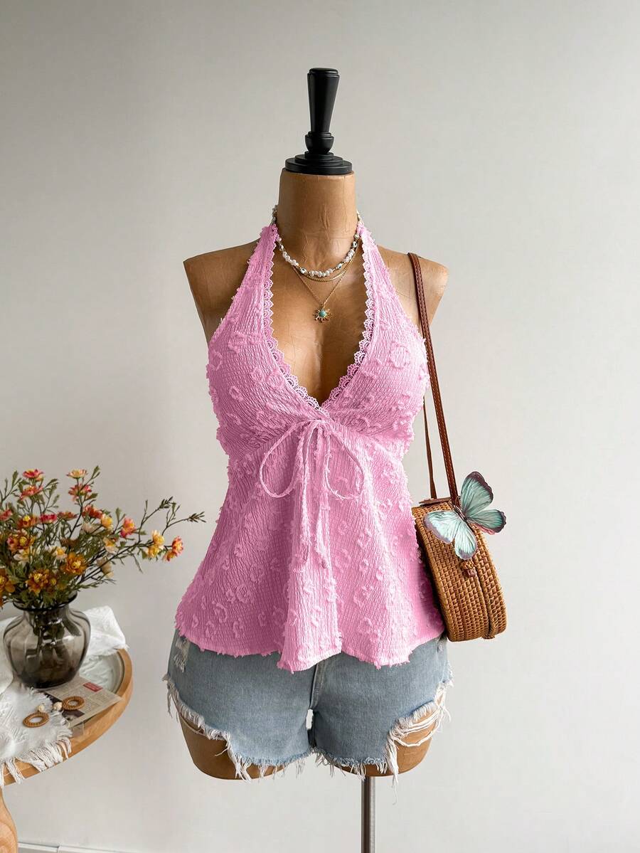 Rusttydustty Women's Backless Casual Vacation Bohemian Style Beach, Suitable For Valentine's Day, New Year, Party, Easter, Hawaiian Music Festival, Tropical Holiday