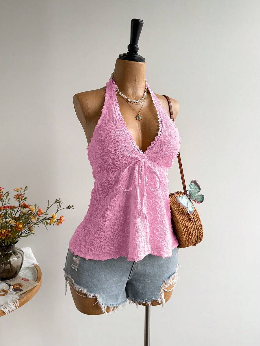 Rusttydustty Women's Backless Casual Vacation Bohemian Style Beach, Suitable For Valentine's Day, New Year, Party, Easter, Hawaiian Music Festival, Tropical Holiday