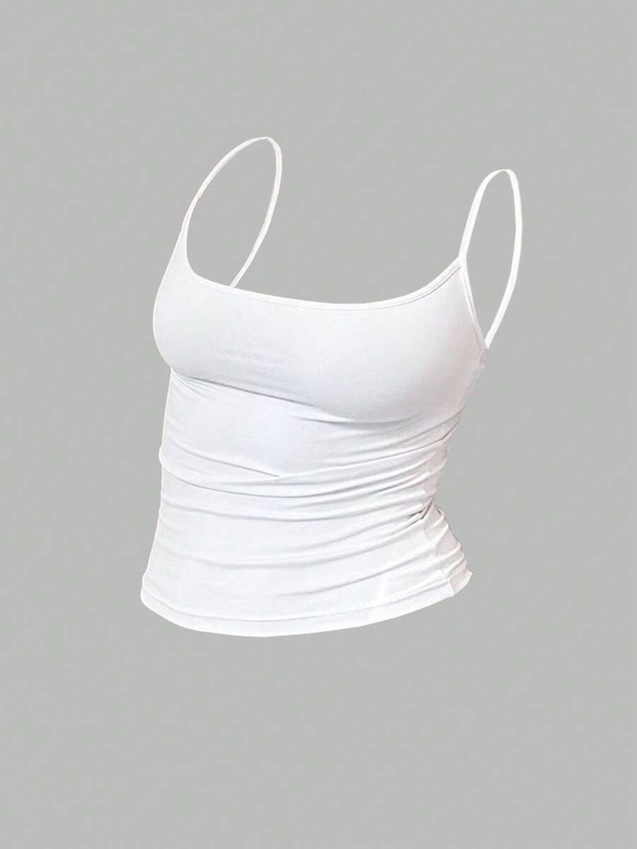 Zyxie Women's Casual Versatile Solid Color Slim Fit Camisole