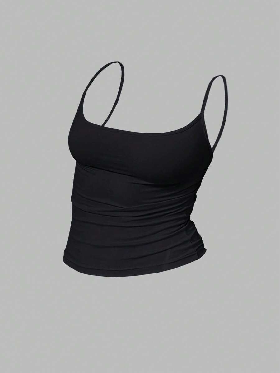Zyxie Women's Casual Versatile Solid Color Slim Fit Camisole