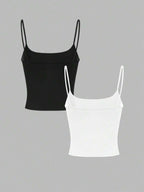 Zyxie Women's Casual Versatile Solid Color Slim Fit Camisole