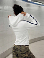 StreetHx Retro American Style Fitted Zip Up Hoodie Jacket For Women,Graduation,Teacher,Back To School Pullover Fall