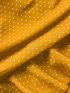 Elamini Women's Fashion Pleated Layered Decor Sweet Design Charming Polka Dot Ruffle Hem Vacation Style Skirt