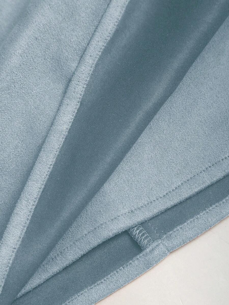 Sweetra Vintage Italian Style Maillard Color Pleated Bodycon Skirt, Sexy & Alluring For Autumn/Winter