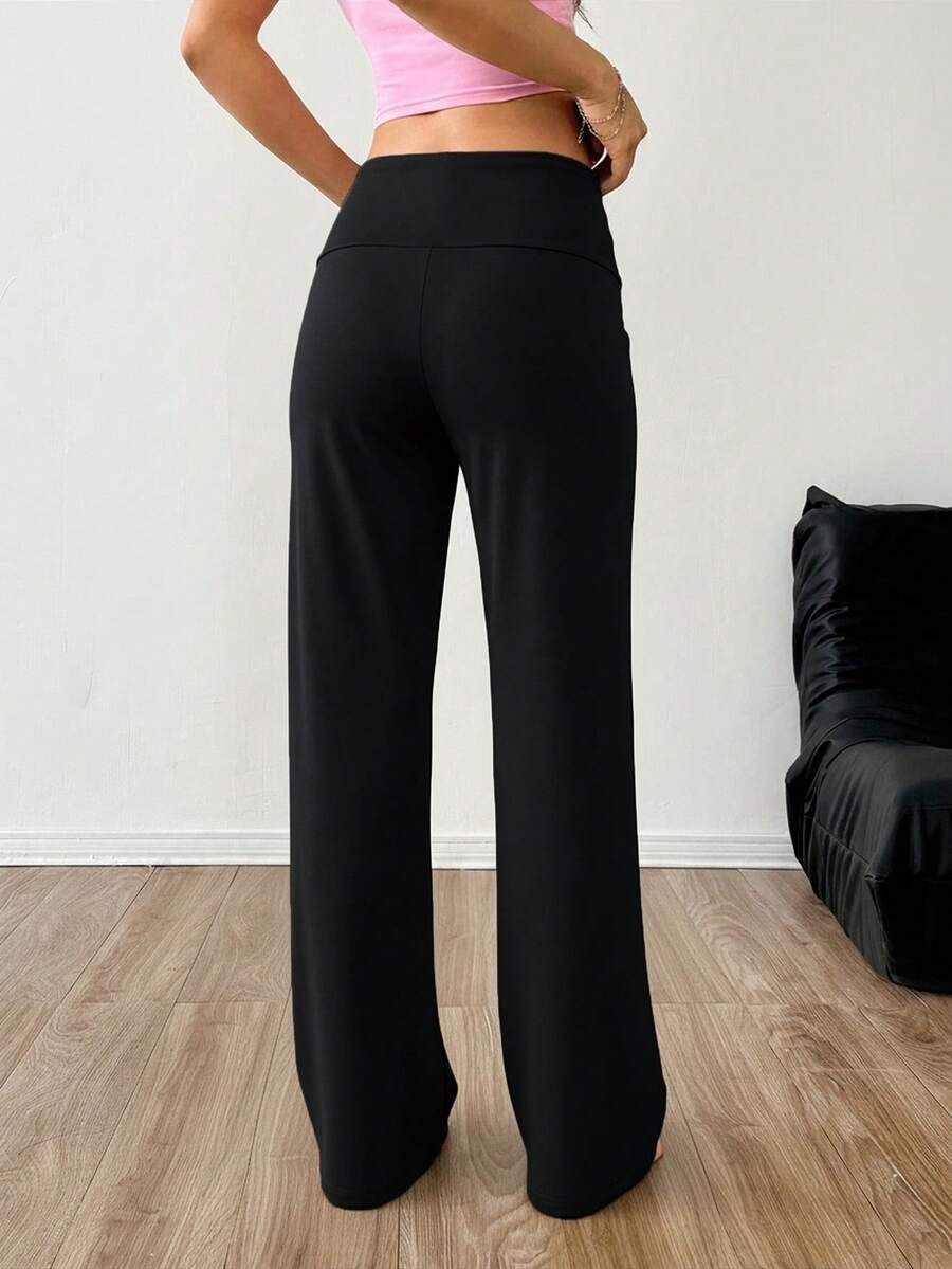 CovetEZ Women's Striped Straight Leg Loose Casual Versatile Pants Women Wide Leg Pants