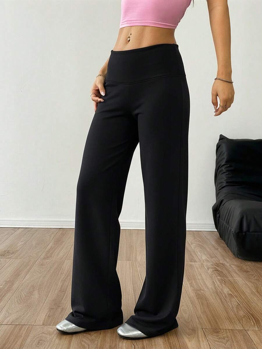 CovetEZ Women's Striped Straight Leg Loose Casual Versatile Pants Women Wide Leg Pants