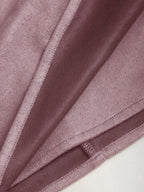 Sweetra Vintage Italian Style Maillard Color Pleated Bodycon Skirt, Sexy & Alluring For Autumn/Winter