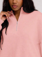 MUSERA Quarter Zip Oversized Sweatshirt Casual, Airport Graduation, Back To School, Teacher, Winter Carnival Vacation