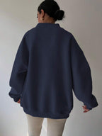 INAWLY Women's Spring And Autumn Loose Fit Casual Pullover With V-Neck And Dropped Shoulders,Ladies Spring/Fall Casual Long Sleeve V Neck Loose Regular Mint Green Drop Shoulder Pullovers Women Hoodies,Long Sleeve Tops Graduation,Back To School Outfits,Graduation,Teacher Outfits For Women,Back To School