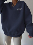 INAWLY Women's Spring And Autumn Loose Fit Casual Pullover With V-Neck And Dropped Shoulders,Ladies Spring/Fall Casual Long Sleeve V Neck Loose Regular Mint Green Drop Shoulder Pullovers Women Hoodies,Long Sleeve Tops Graduation,Back To School Outfits,Graduation,Teacher Outfits For Women,Back To School