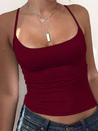 Zyxie Women's Casual Versatile Solid Color Slim Fit Camisole