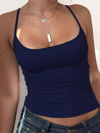 Zyxie Women's Casual Versatile Solid Color Slim Fit Camisole
