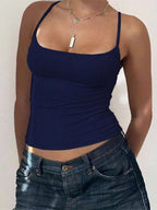 Zyxie Women's Casual Versatile Solid Color Slim Fit Camisole
