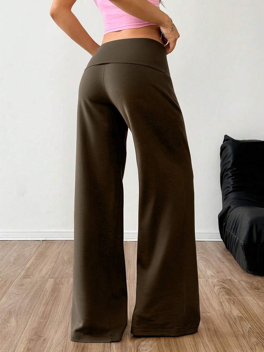 CovetEZ Women's Striped Straight Leg Loose Casual Versatile Pants Women Wide Leg Pants