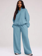 MUSERA Quarter Zip Oversized Sweatshirt Casual, Airport Graduation, Back To School, Teacher, Winter Carnival Vacation