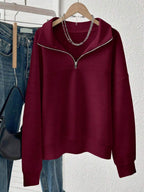 Lalippa Women's Loose Split Zip-Up Hoodie,Graduation,Teacher,Back To School Pullover Fall