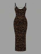 Slaydiva 2025/Summer Outfits For Women/Fall Women Clothes/Summer Dresses For Women/Elegant Dresses For Women/Wedding Guest Dress Women/Vacation Outfits Woman/Going Out/Classy Outfits For Women/Floral Graphic Casual Minimalist Sleeveless Dress Chic Dress