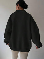 INAWLY Women's Spring And Autumn Loose Fit Casual Pullover With V-Neck And Dropped Shoulders,Ladies Spring/Fall Casual Long Sleeve V Neck Loose Regular Mint Green Drop Shoulder Pullovers Women Hoodies,Long Sleeve Tops Graduation,Back To School Outfits,Graduation,Teacher Outfits For Women,Back To School