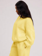 MUSERA Quarter Zip Oversized Sweatshirt Casual, Airport Graduation, Back To School, Teacher, Winter Carnival Vacation